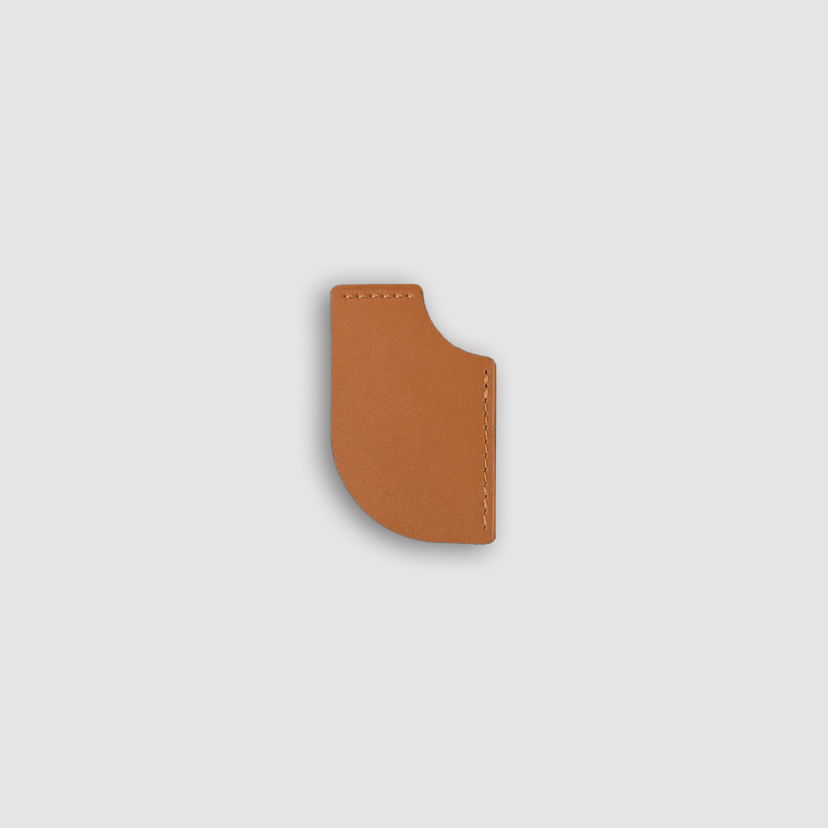 Bookmark fauve Baranil leather front