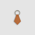 Key ring small fauve baranil calf leather front