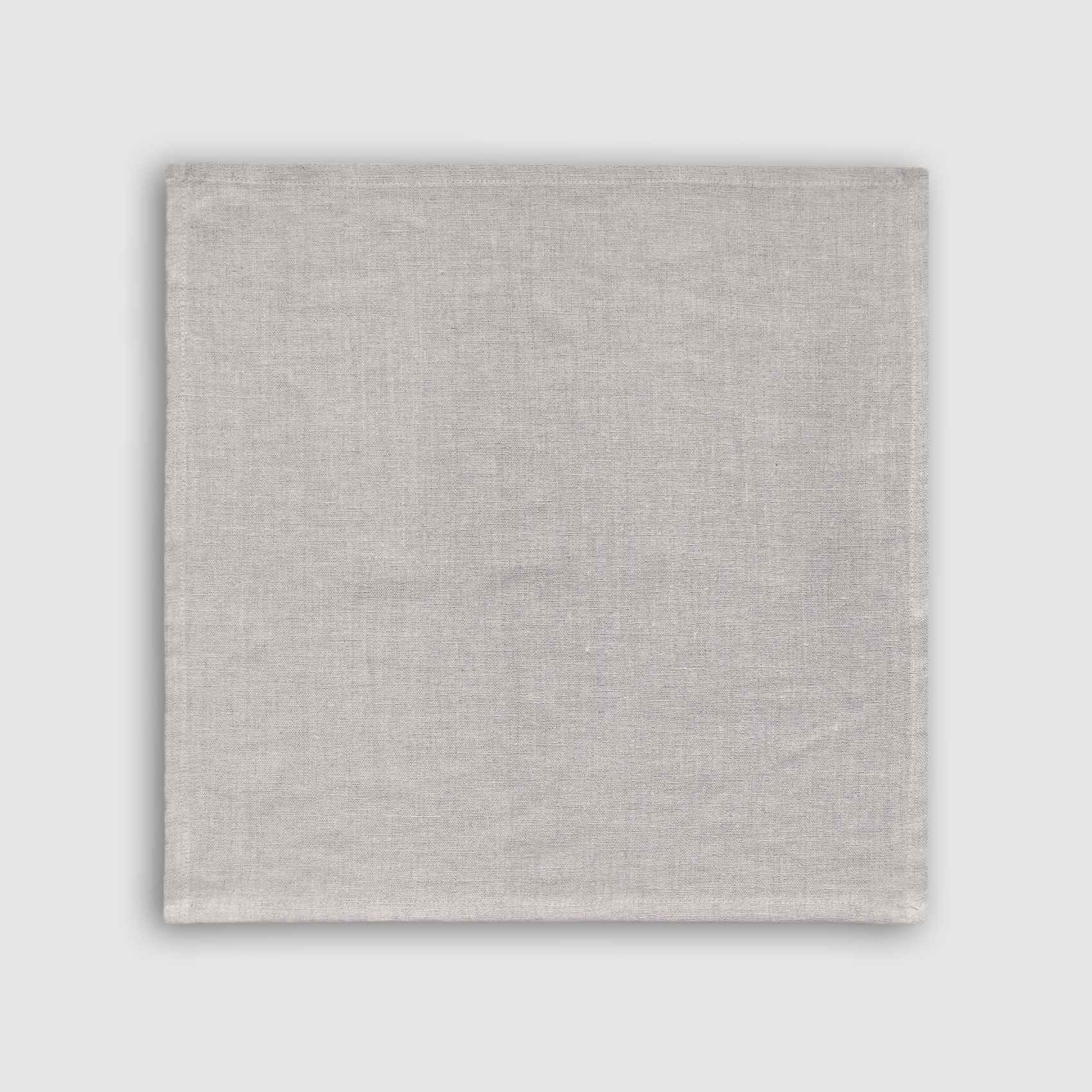 Natural premium linen napkin flat
